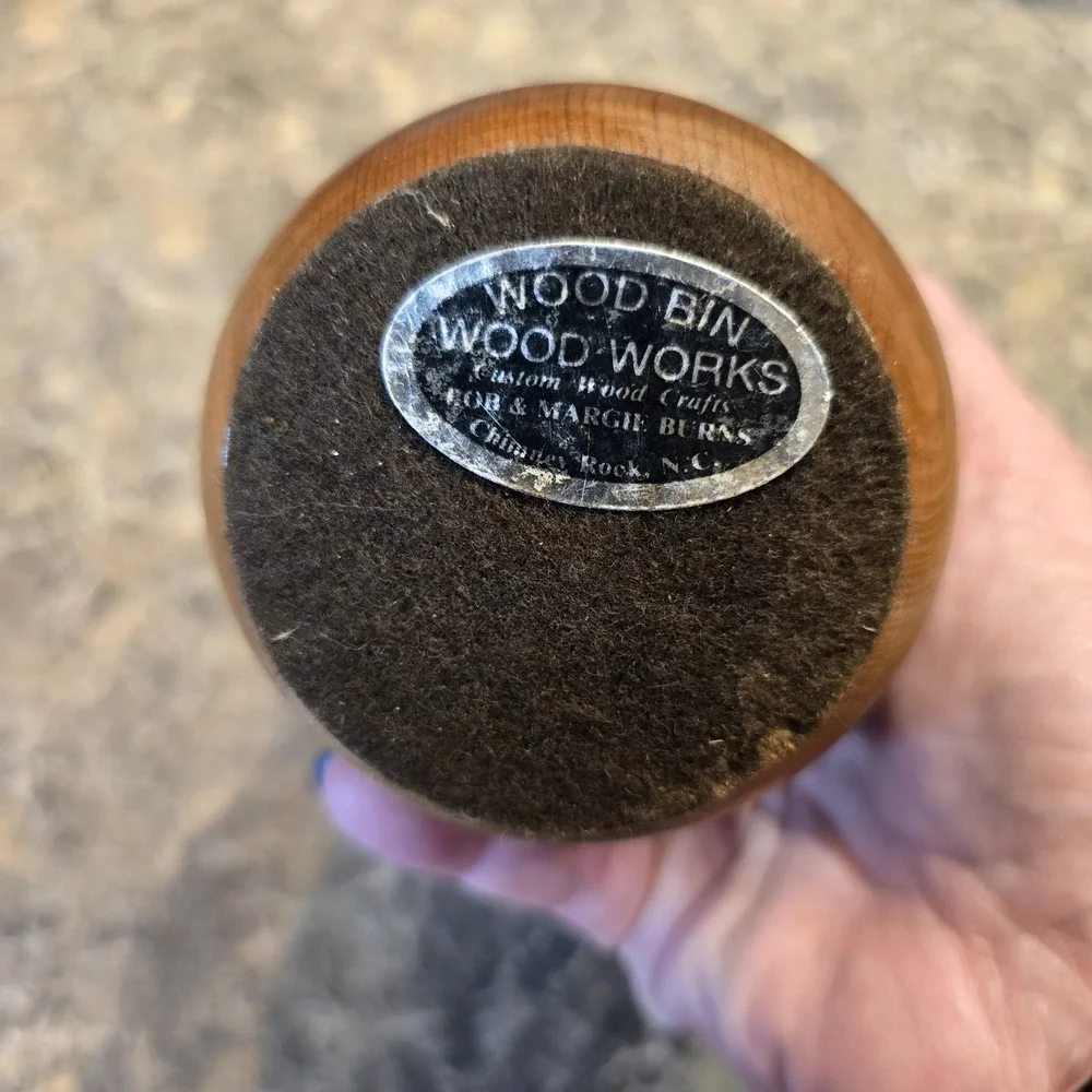 Handcrafted Wood Vase By Wood Bin‎ Woodworks NC 7